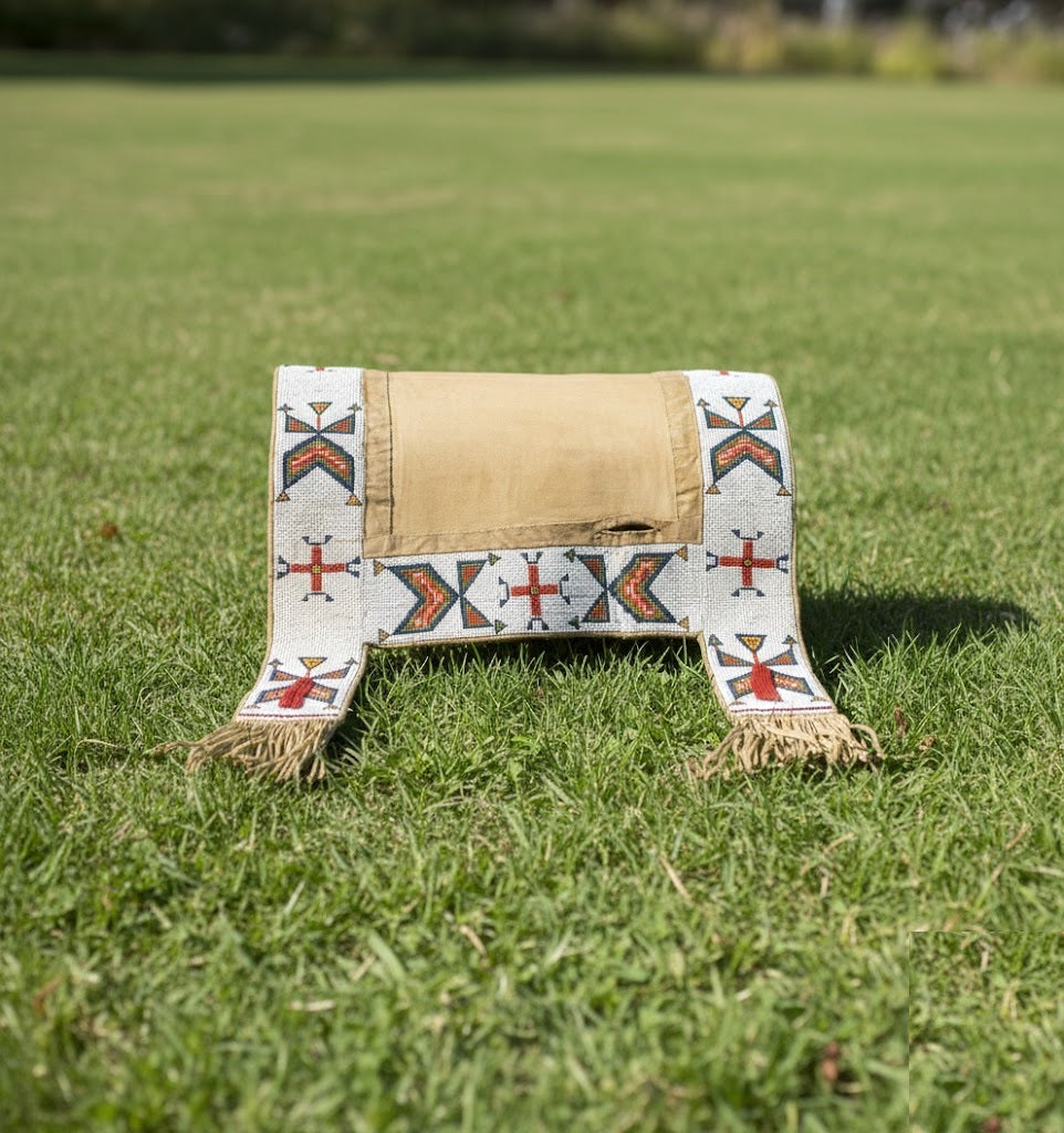 Native American Beaded Saddle Blanket