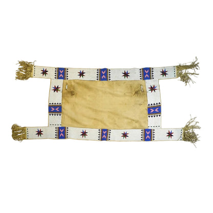 Native American Beaded Saddle Blanket