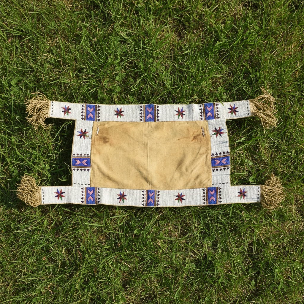 Native American Beaded Saddle Blanket