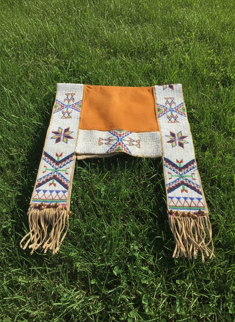 Native American Beaded Saddle Blanket