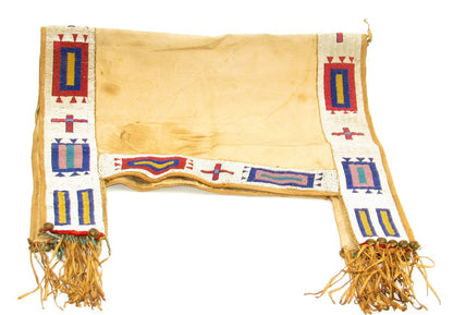 Handcrafted Native American Beaded Horse Regalia Saddle Blanket PWSD106