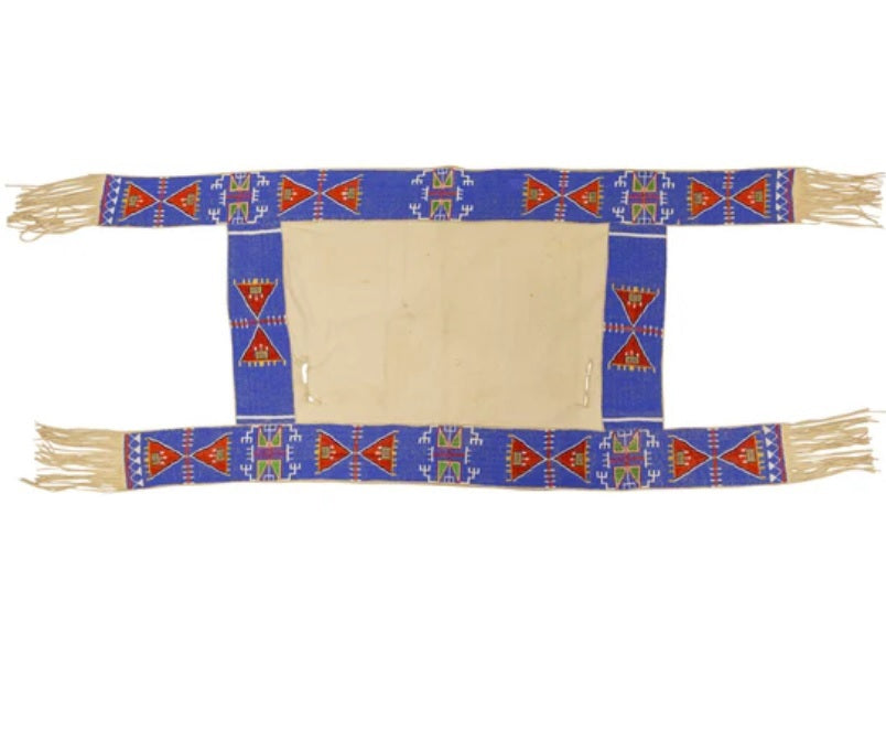 Native American Beaded Saddle Blanket