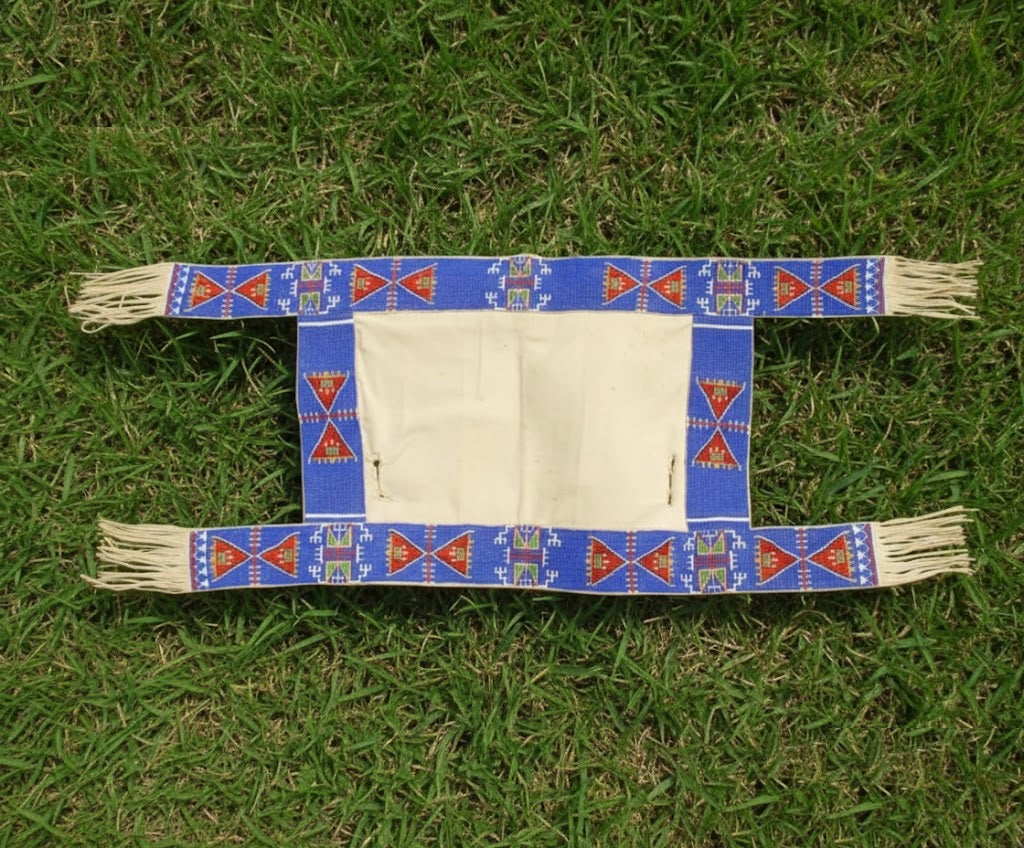 Native American Beaded Saddle Blanket