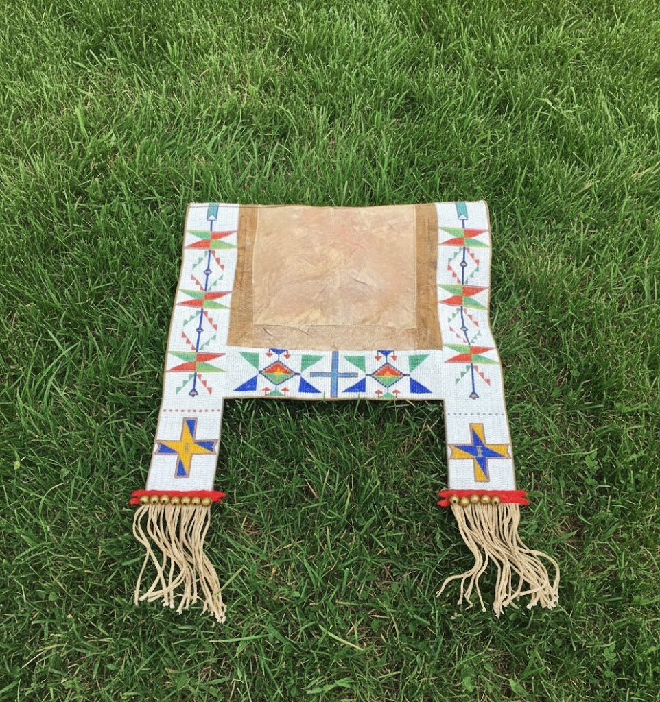 Native American Beaded Saddle Blanket