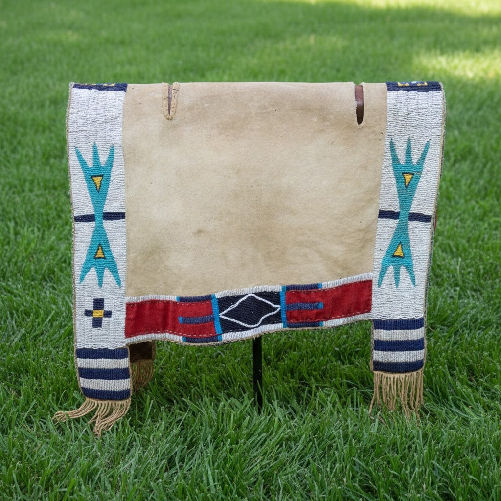 Native American Beaded Saddle Blanket