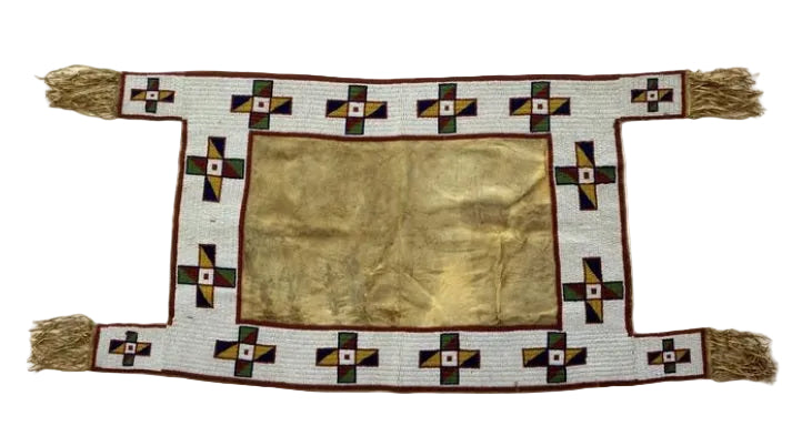 Native American Beaded Saddle Blanket