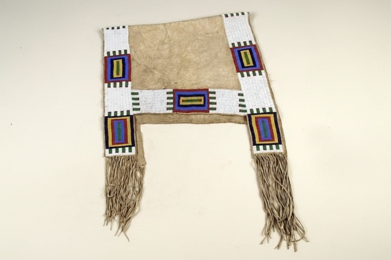 Native American Beaded Saddle Blanket