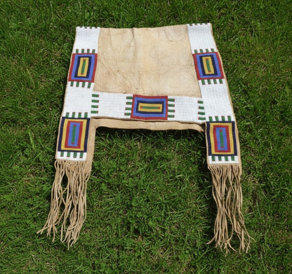 Native American Beaded Saddle Blanket