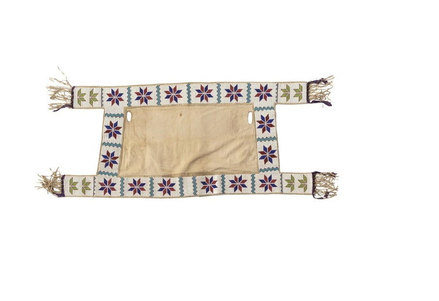 Native American Beaded Saddle Blanket