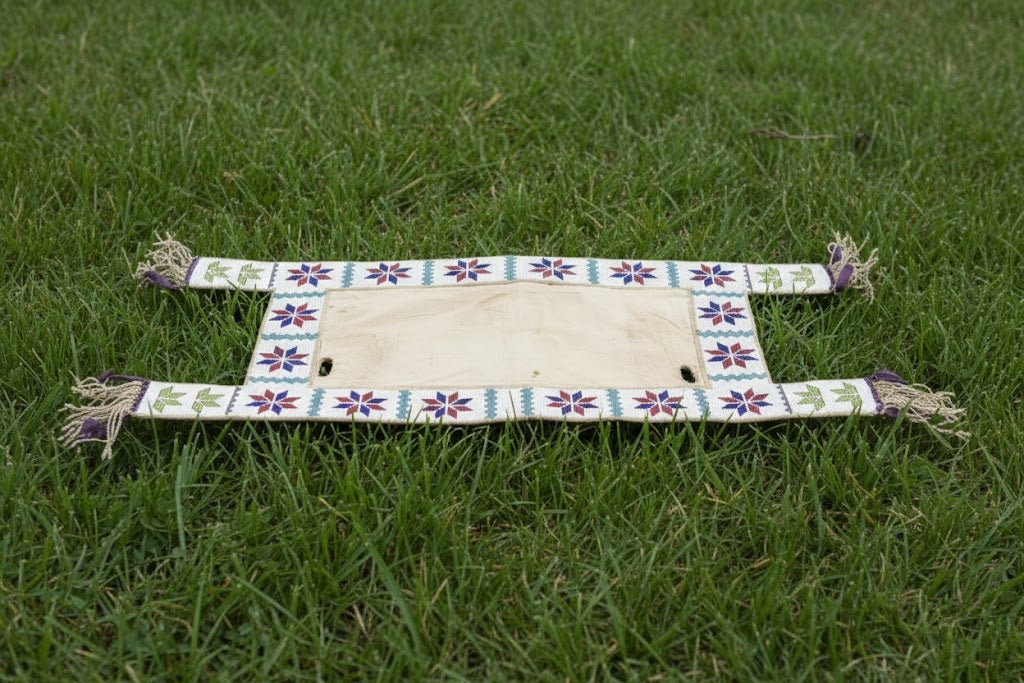 Native American Beaded Saddle Blanket