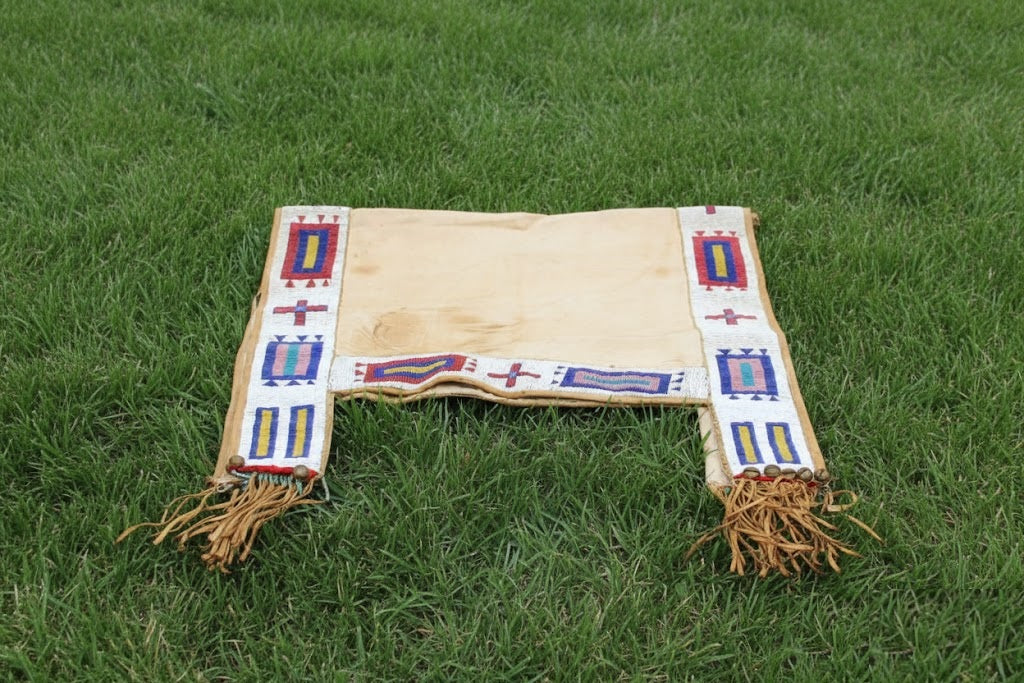 Native American Beaded Saddle Blanket