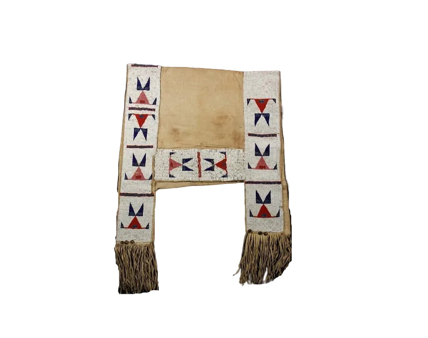 Native American Beaded Saddle Blanket