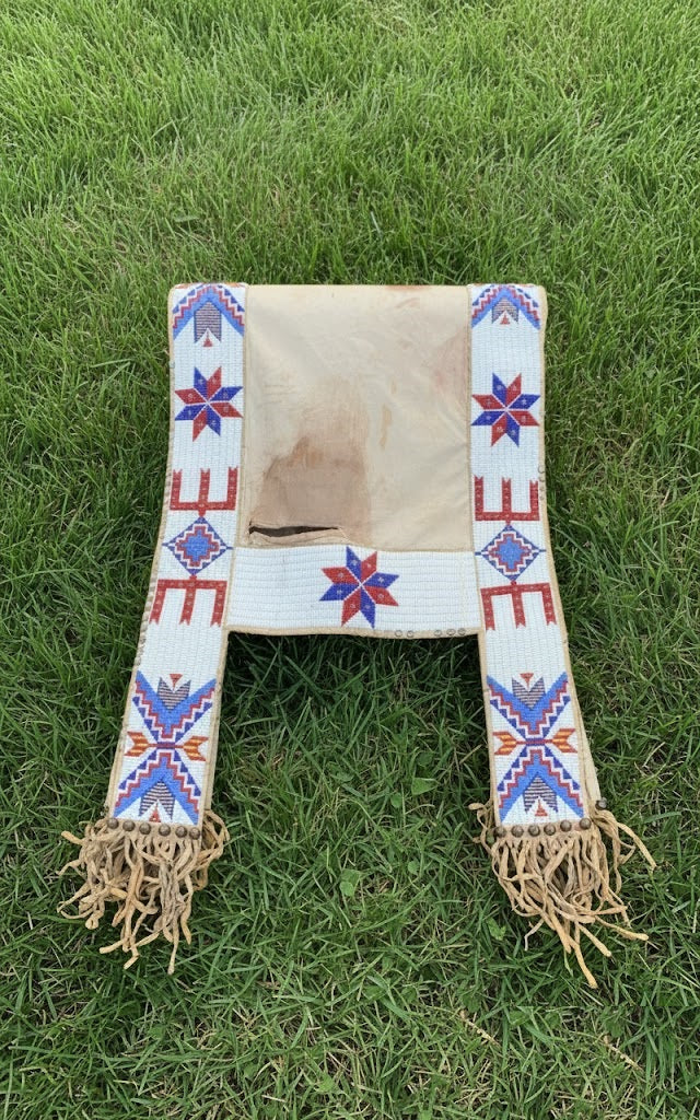 Native American Beaded Saddle Blanket