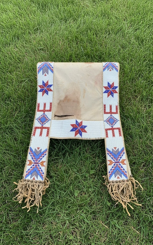 Native American Beaded Saddle Blanket