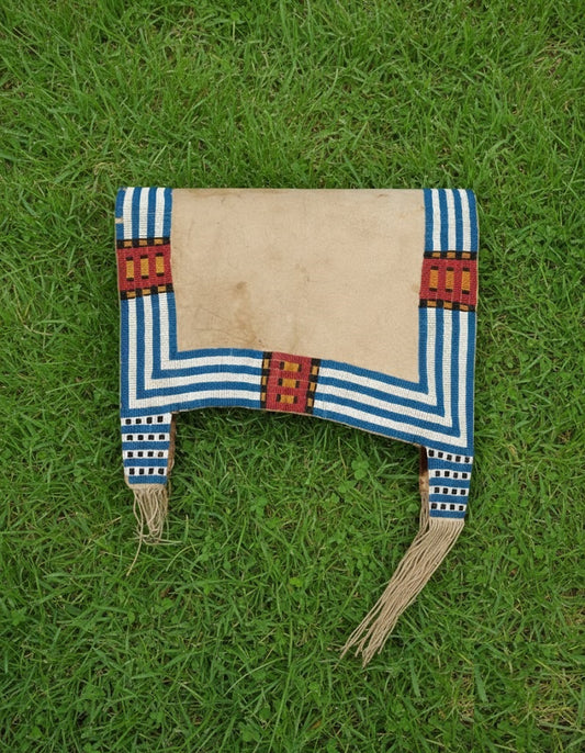 Native American Beaded Saddle Blanket