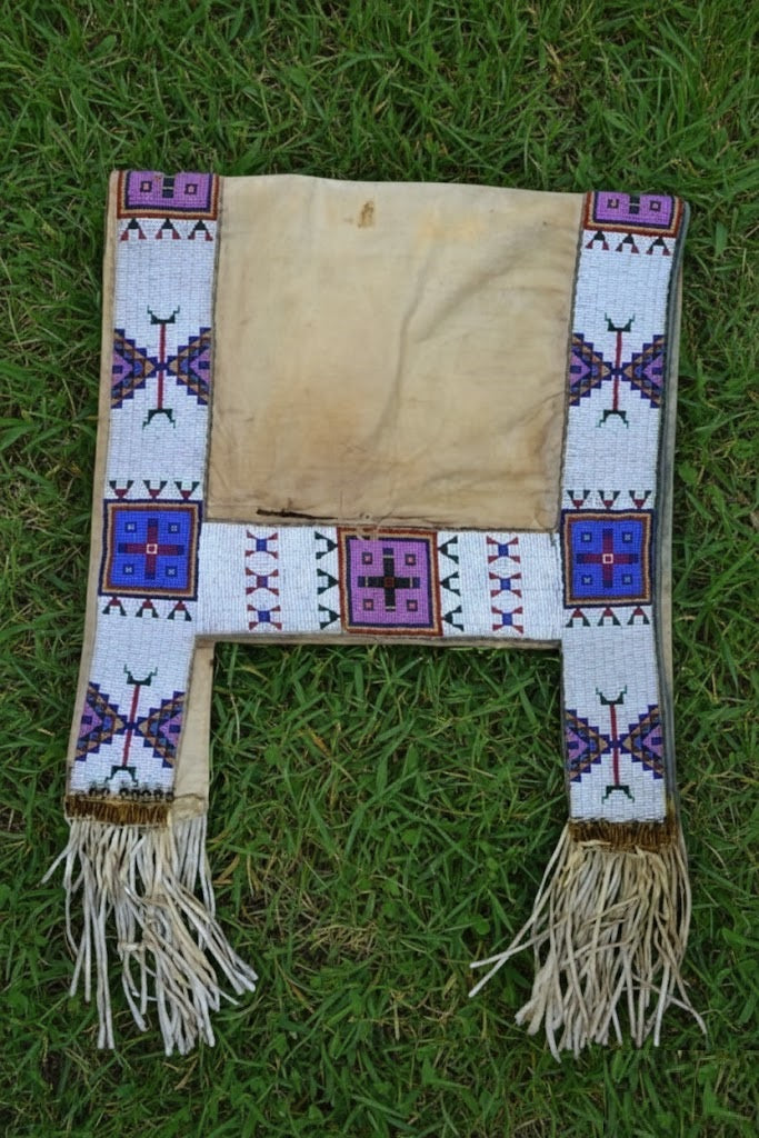 Native American Beaded Saddle Blanket