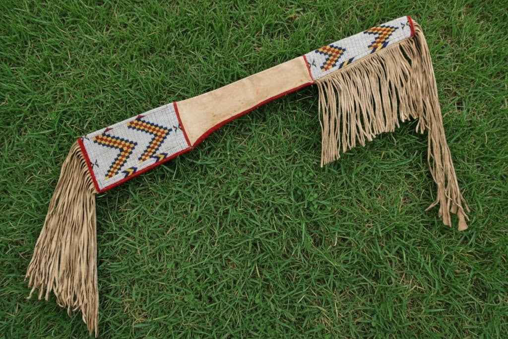 Native American Beaded Scabbard Rifle Sheath