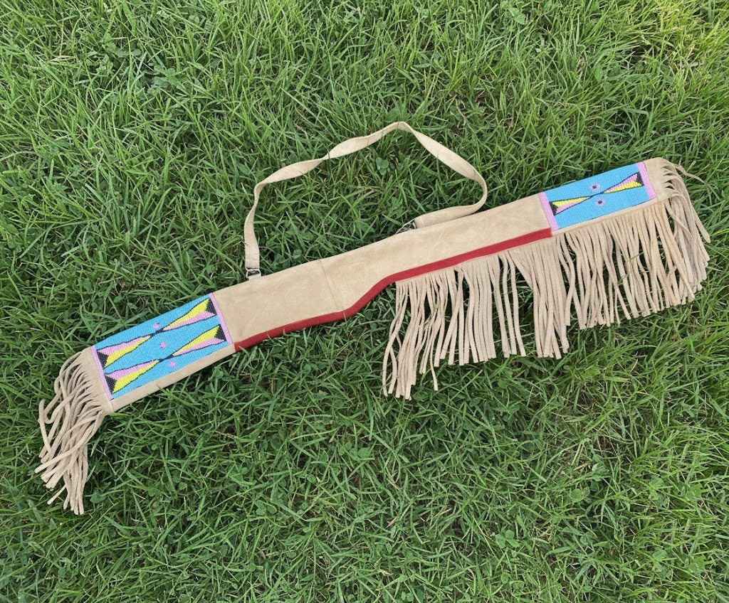 Native American Beaded Scabbard Rifle Sheath