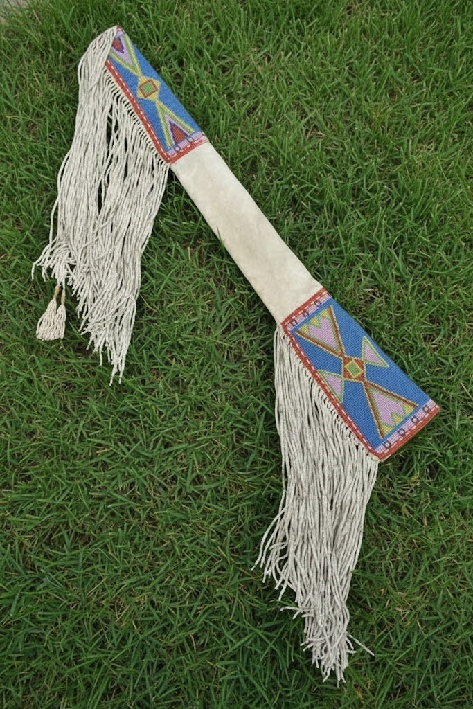 Native American Beaded Scabbard Rifle Sheath
