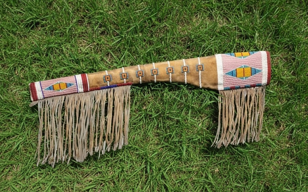 Native American Beaded Scabbard Rifle Sheath
