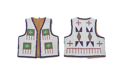 Native American Powwow Beaded Vest for Men NPV232