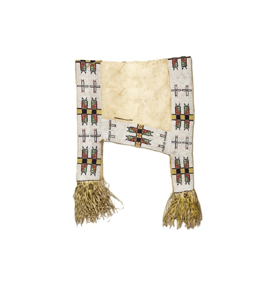 Handcrafted Native American Beaded Horse Regalia Saddle Blanket PWSD101