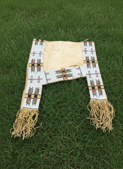 Native American Beaded Saddle Blanket