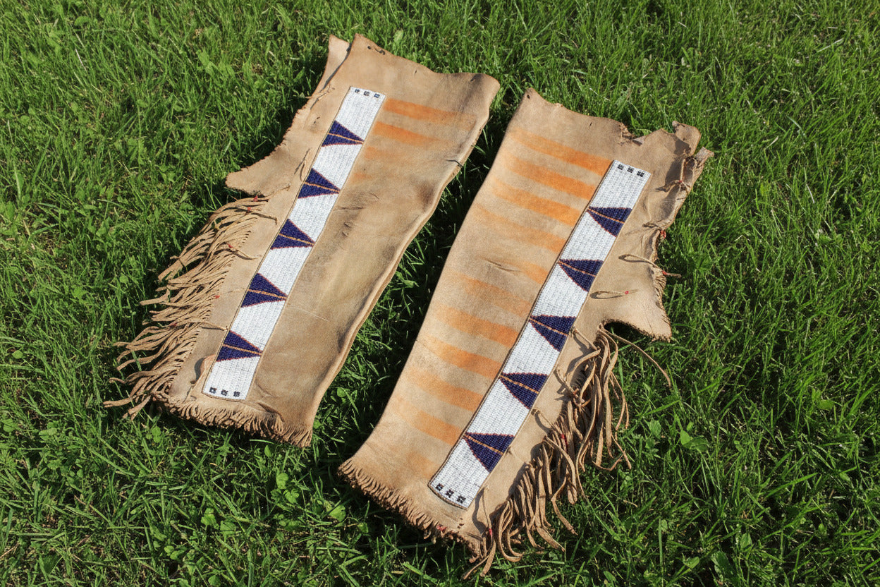 Native American Beaded Leather chaps
