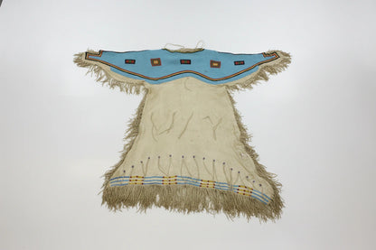 Native American Woman's Beaded Yoke Dress