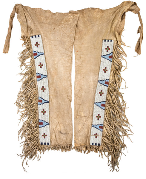 Native American Beaded Leather chaps
