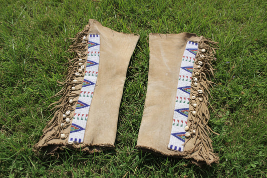 Native American Beaded Leather chaps