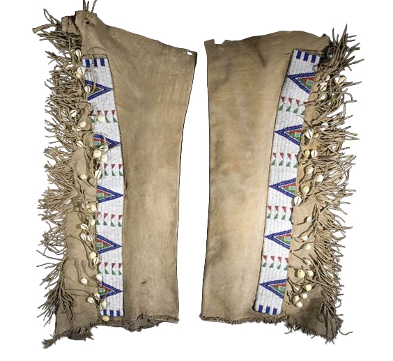 Native American Beaded Leather chaps