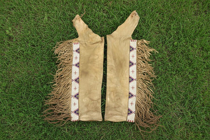 Native American Beaded Leather chaps