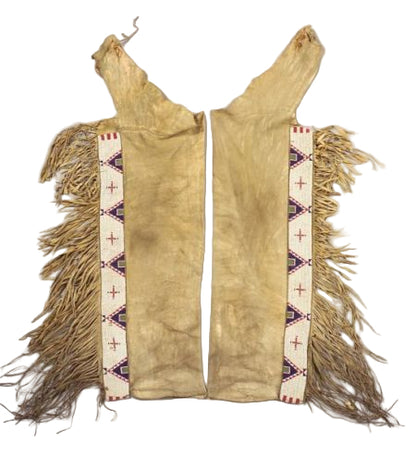 Native American Beaded Leather chaps