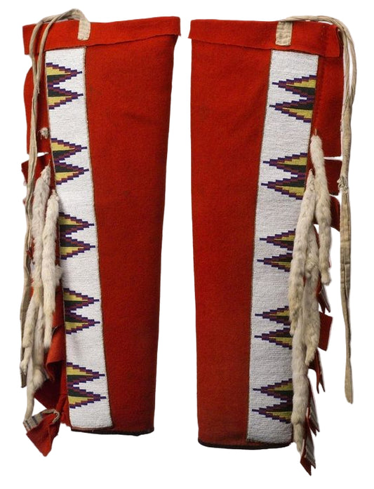 Native American Beaded Leather chaps 