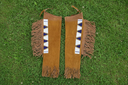 Native American Beaded Leather chaps 