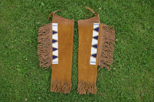Native American Beaded Leather chaps 
