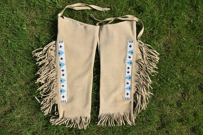 Native American Beaded Leather chaps