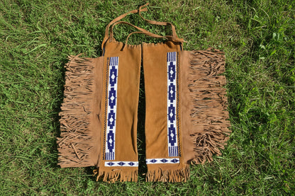 Native American Beaded Leather chaps 