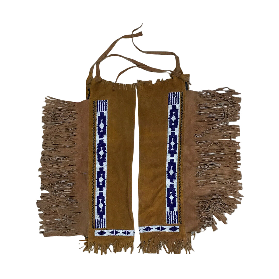 Native American Beaded Leather chaps 