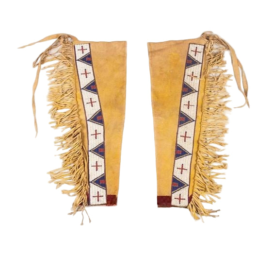 Native American Beaded Leather chaps 
