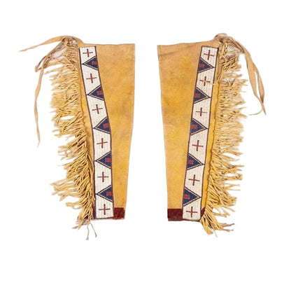 Native American Beaded Leather chaps 