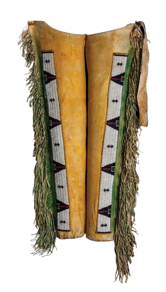 Native American Beaded Leather chaps 