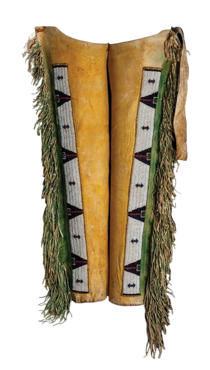 Native American Beaded Leather chaps 