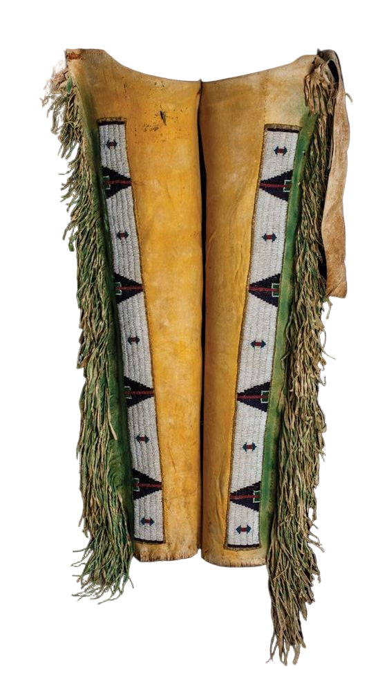 Native American Beaded Leather chaps 