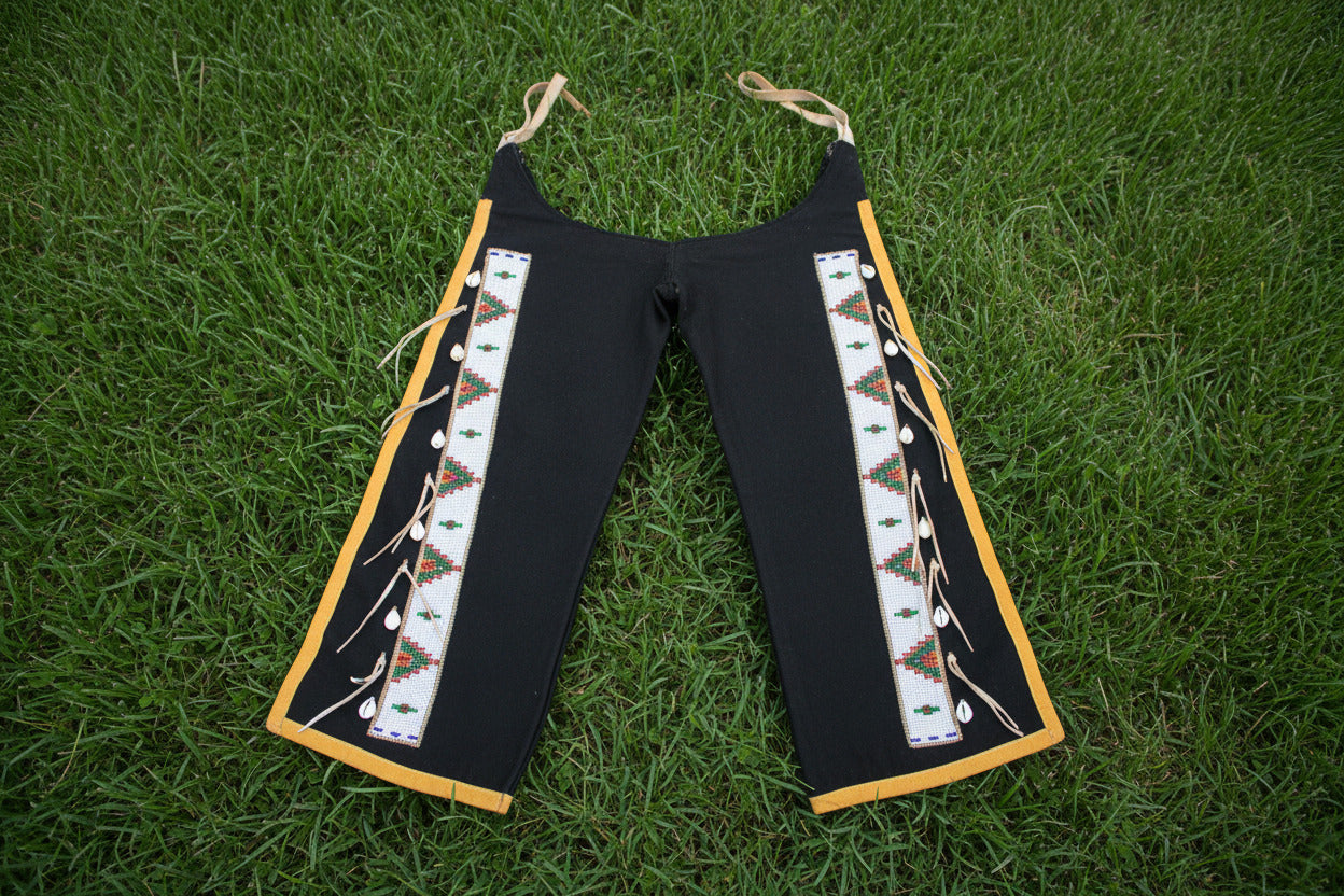 Native American Beaded Leather chaps 
