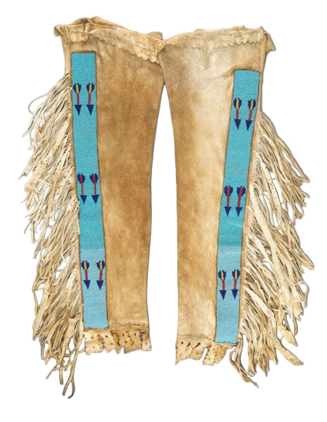 Native American Beaded Leather chaps 