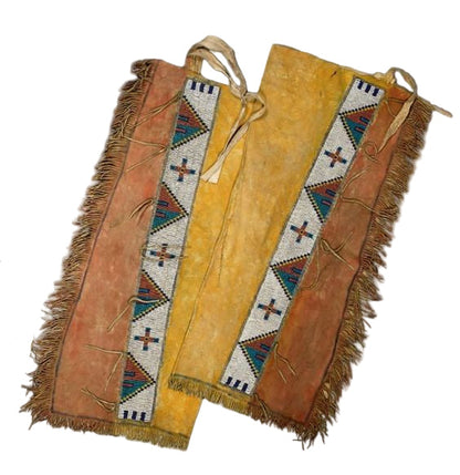 Native American Beaded Leather chaps 