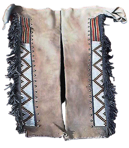 Native American Beaded Leather chaps