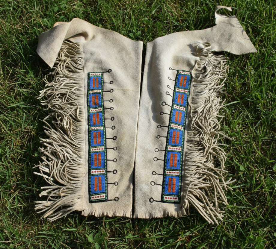 Native American Beaded Leather chaps